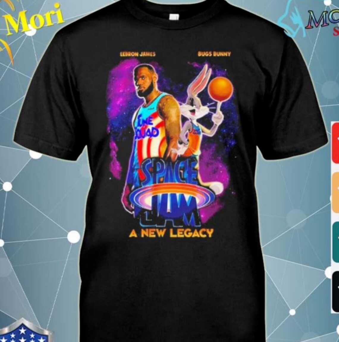 tune squad shirt lebron