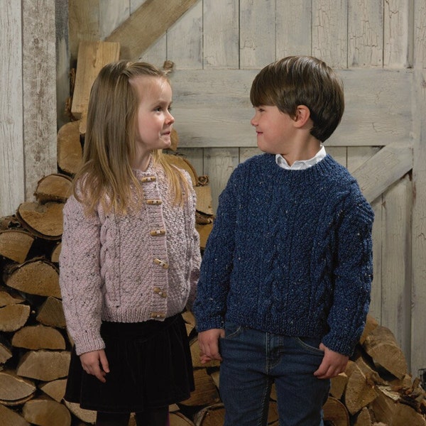 Childrens Aran Knitting Patterns Etsy UK