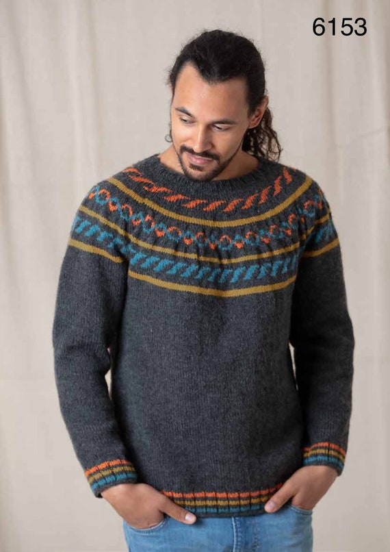 top down yoke sweater