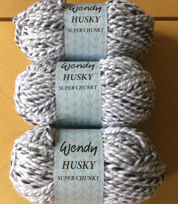 Pack of X3 Wendys Husky Super Chunky Yarns 100g Balls Summit Etsy