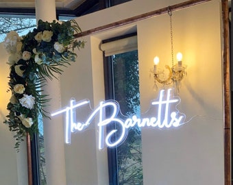 Hochzeit Leuchtreklame | Leuchtreklame | Personalisierte Geschenke | Benutzerdefinierte Schilder | Namensschilder | Led Neon Lichter | Leuchtreklame Bar | Personalisierte Leuchtreklame