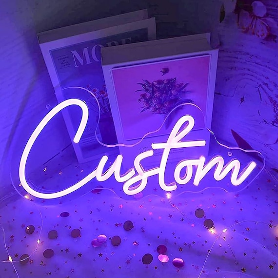 Insegna al neon personalizzata, Decorazioni per la stanza dei bambini
