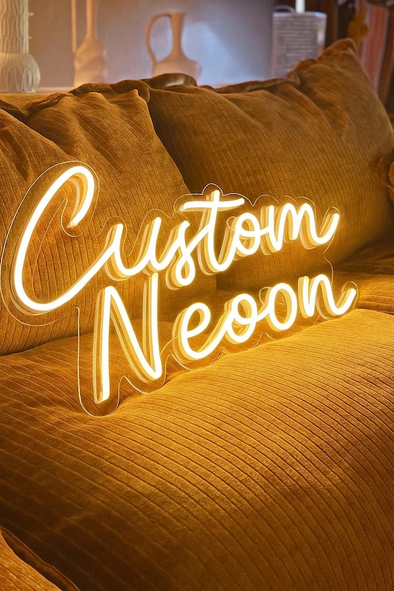 Custom Neon Sign | Neon Sign | Led Neon Sign | Personalized Name Neon Sign | Neon Lights | Neon signs | Wall Decor | Home decor