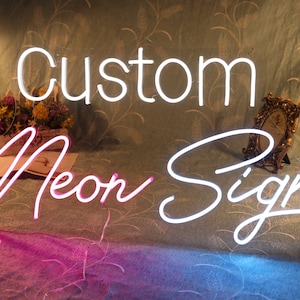 Neon Sign / Custom Neon Sign / Neon Wall Sign / Neon Sign Bedroom / Personalised Neon Sign / led neon / Neon light / name neon / neon logo