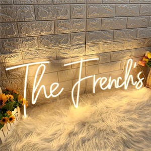 Benutzerdefinierte Leuchtreklame, Leuchtreklame, personalisiert, Geschenke für ihn, Geschenke für sie, Hochzeitsschild, Hochzeitsgeschenk, Hochzeitsdeko, einzigartiges Geschenk, Wohndekor