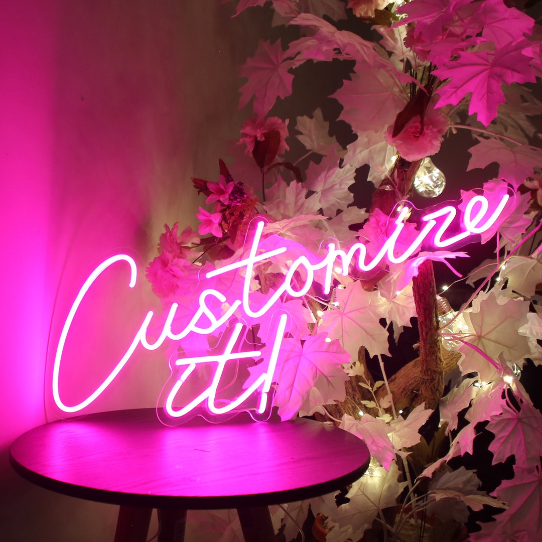 Custom Neon Sign for Party, Anniversary, Baby Shower Last Name Neon