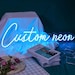 Custom Neon Sign | Neon Sign | Wedding Party Favors | Customized Bar Sign | Photobooth Wall Sign | Personalize Gift | Home Deocr | Handmade