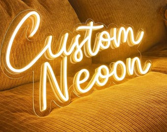 Custom Neon Sign| Neon Sign| Neon sign bedroom| Neon Signs| LED Neon Sign| Wedding sign| Party Sign | Custom Gift| Personalize Gift