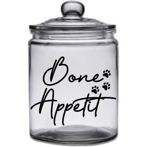 Personalized Treat Jar Labels for Pet Containers Vinyl Stickers Custom