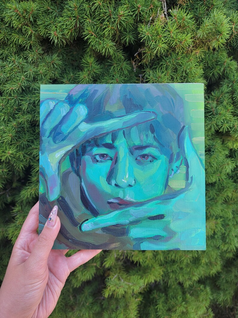 taehyung original oil painting image 2