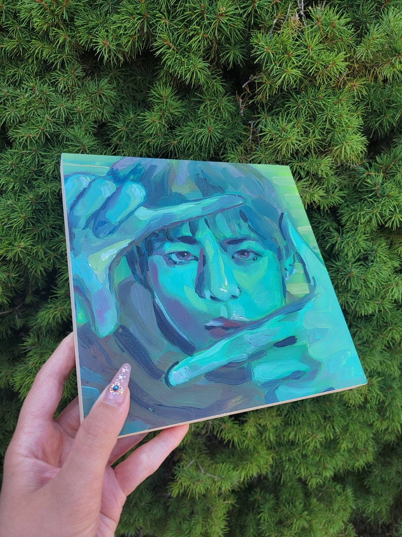 taehyung original oil painting image 1