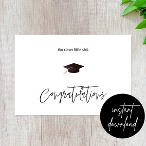 Funny Graduation Card | Funny College Graduation Gift | High School Graduation Card | Funny Congratulations Card Grad Gift
