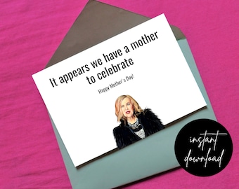 Moira Rose Mother's Day Card | Schitt's Creek Mother's Day Card | Schitt's Creek TV Show | Moira Rose