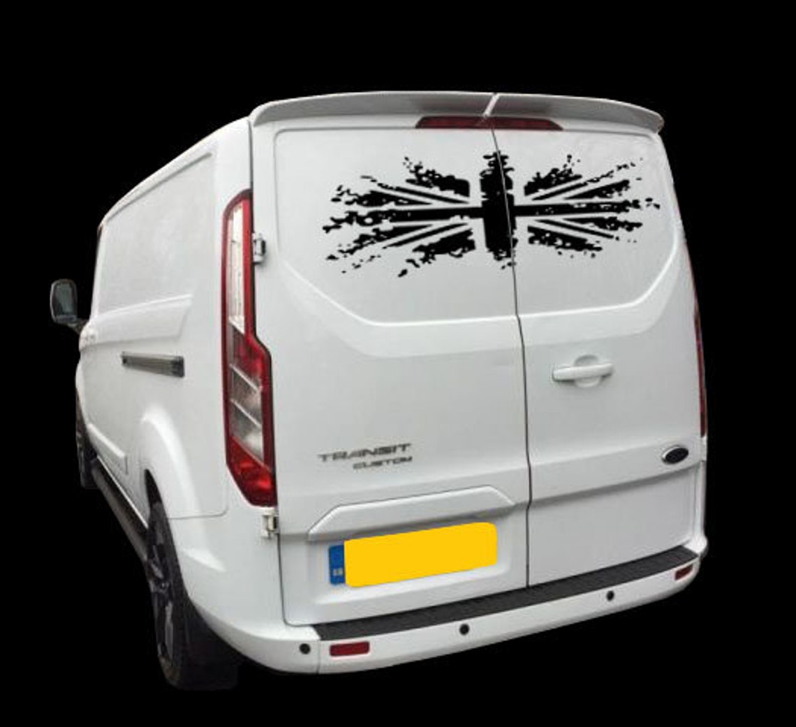 ford transit custom rear door white