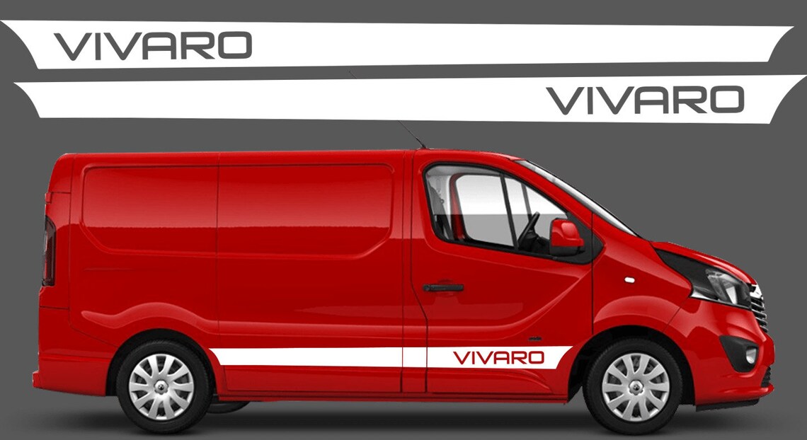 Vauxhall Vivaro Vinyl Door Stripe Vivaro Decal BL Signs Etsy