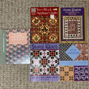 CLEARANCE!  Quilting Books- Choice of 5
