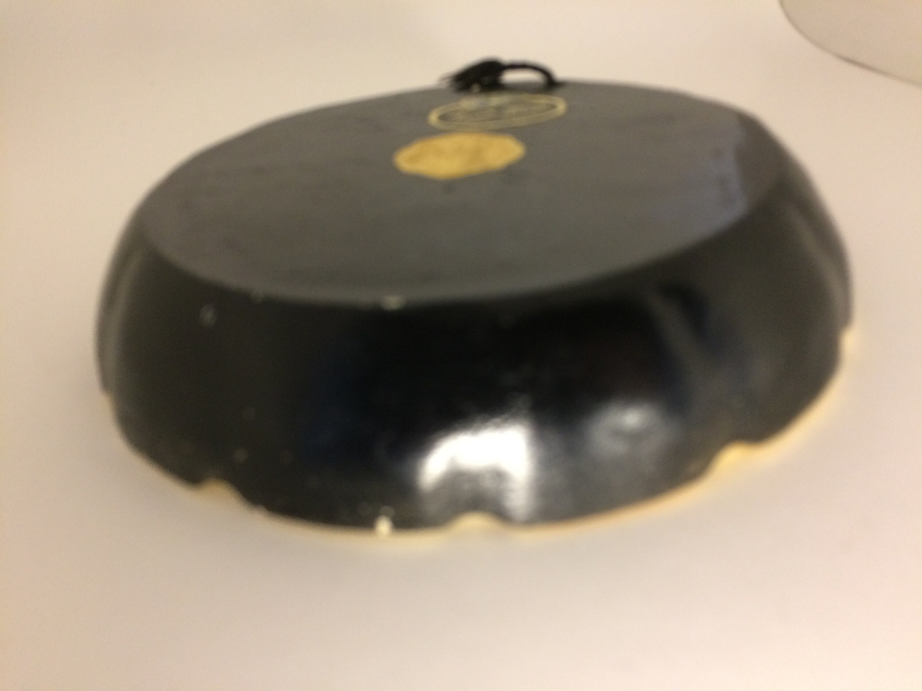 Vintage favor Ware Chalkware Pansy Plaque J.h.grand Jeweller, Hamilton