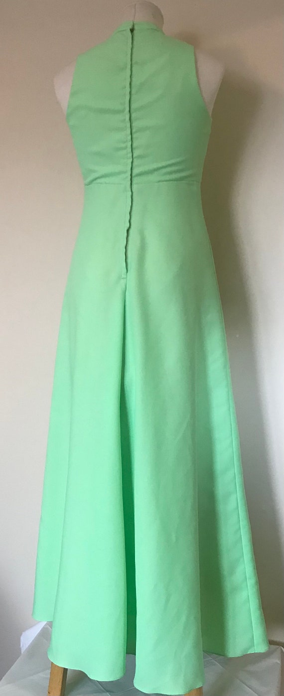 Prom Dress/ Vintage Formal Gown/ Mint green forma… - image 8