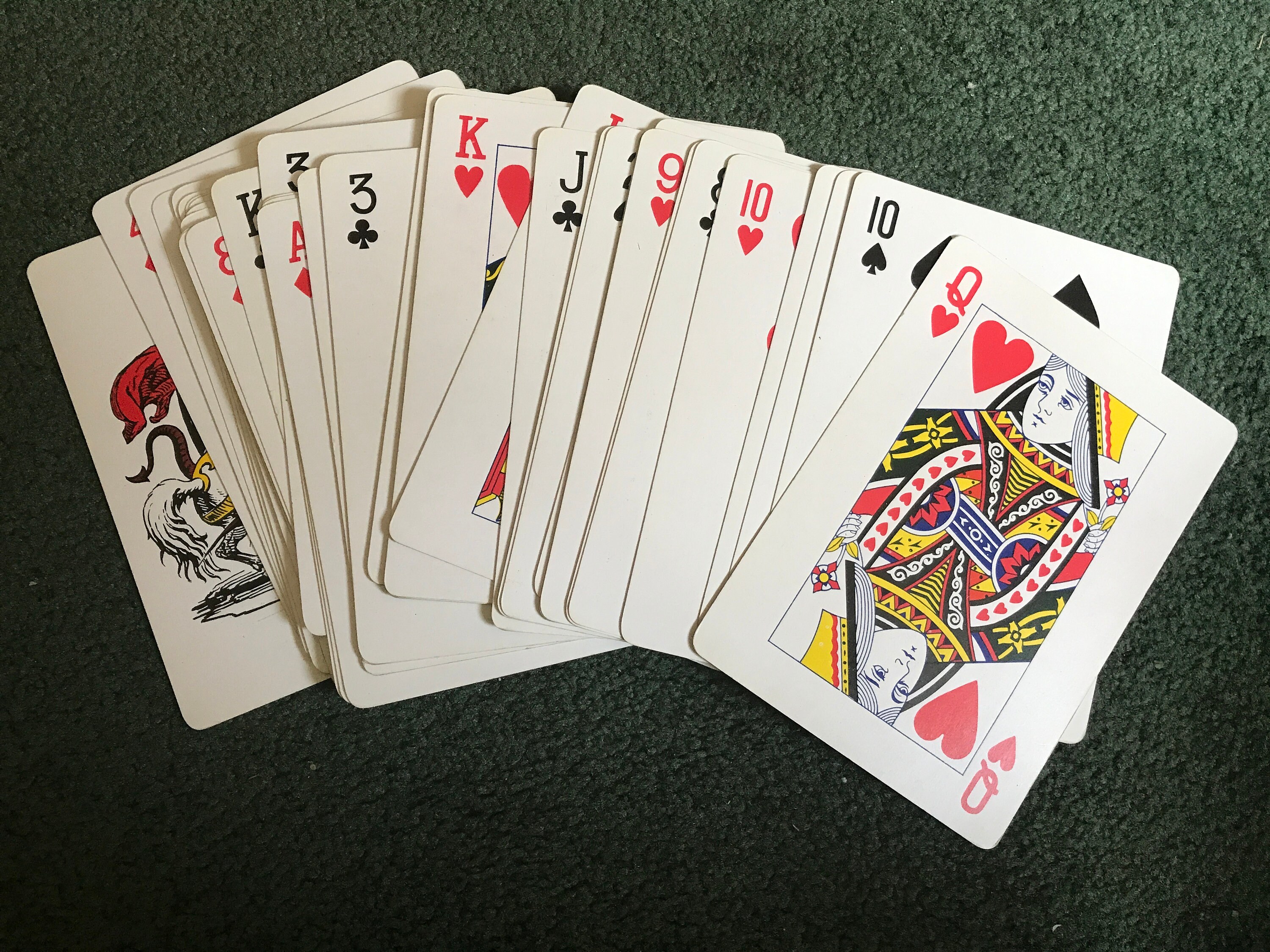 Giant Deck of Cards / BIG Playing Cards/ Extra Large Cards Etsy