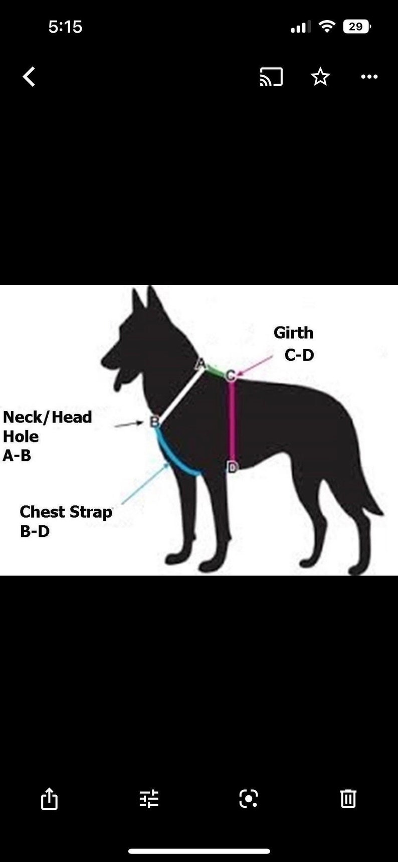 1 Biothane Dog Harness Etsy