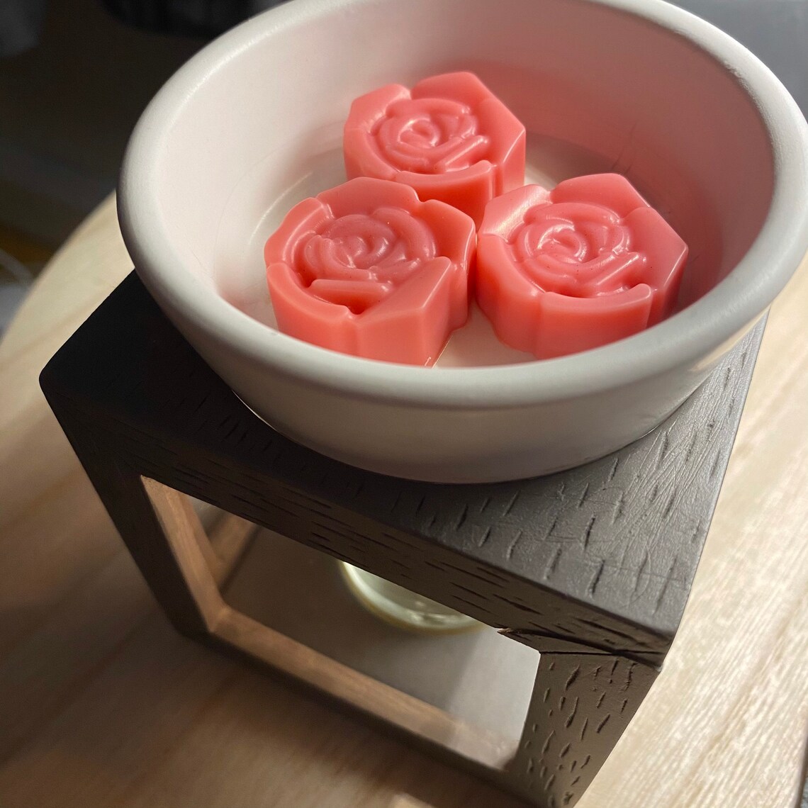 12 Rose Shaped Wax Melts Etsy