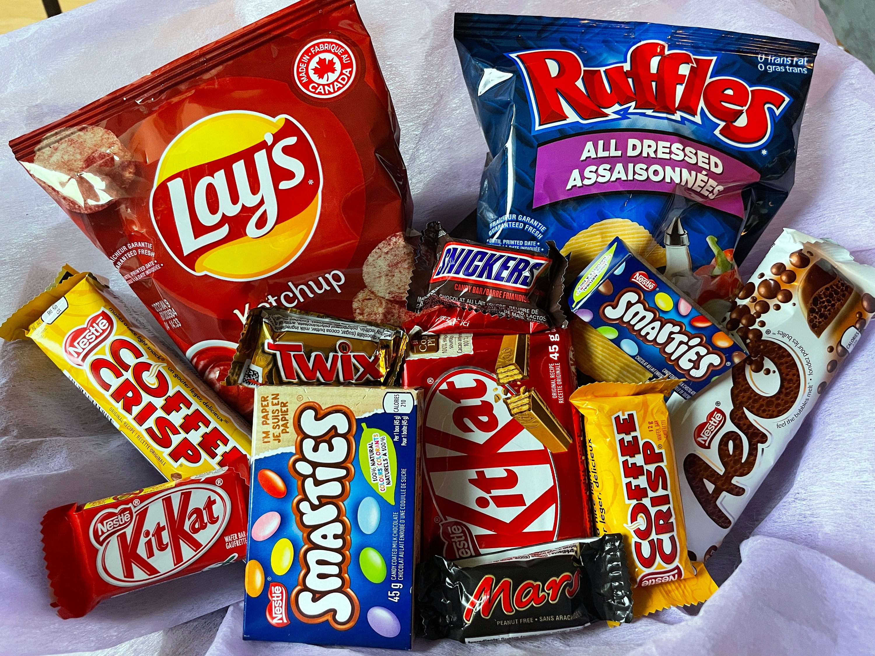 Limited Quantities Canadian Snack Box Chocolates Snack Gift Etsy