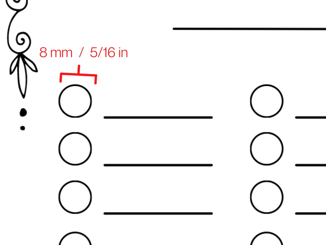 PRINTABLE Blank Color Chart 72 Color Swatch Page for Gel Pens, Markers