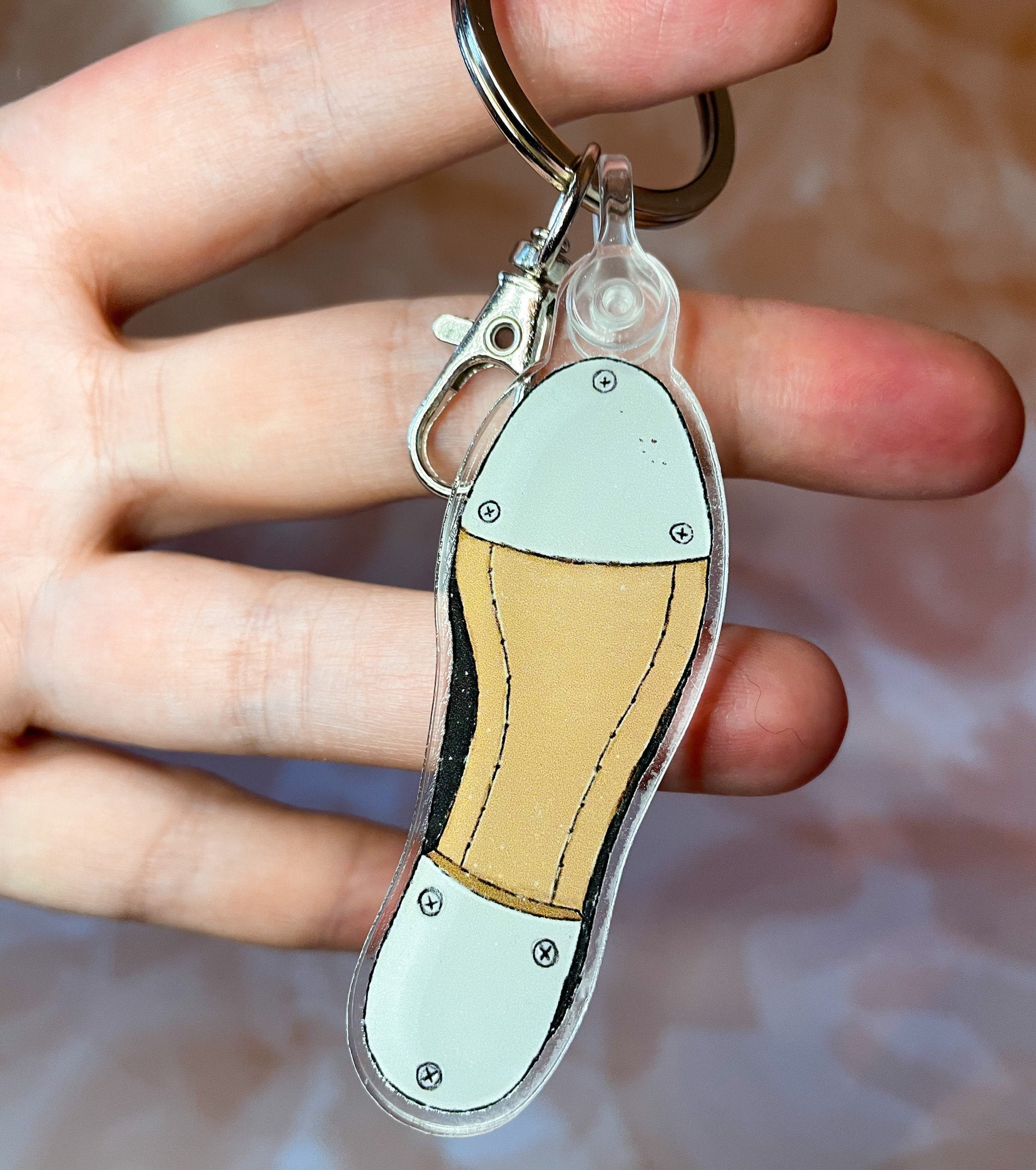 Tap Shoe Keychain Tap Dancer Gift Tap Dance Shoe Accessory Etsy