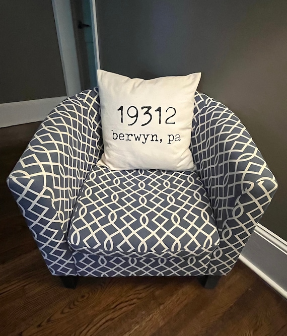 Etsy zip code pillow deals