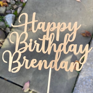 Cake Topper for Birthday, Cake Topper Personalized, Happy Birthday Cake Topper, Cake Topper Custom, Cake Topper Birthday