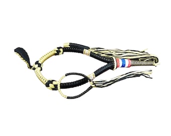 SIAMKICK Diadema Tradicional De Muay Thai Mongkol De Alta Calidad, Hecha A Mano, Auténtica Diadema Mongkon, Wai Kru Thai Boxing Y Kickboxing (abejorro