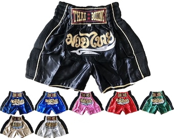 Pantalones cortos THAIBOXING Mesh Side para Muay Thai y Kick boxing.