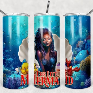 Little Mermaid Tumbler Wrap image 1