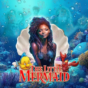 Little Mermaid Tumbler Wrap image 2