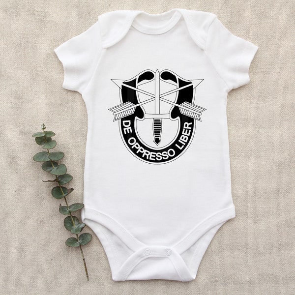 Army Special Forces Baby Shirt - De Opresso Liber