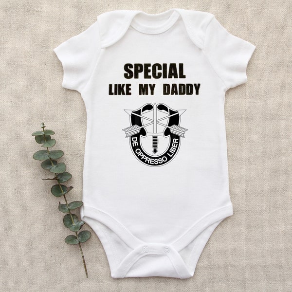 Army Special Forces Baby Shirt - Special Like My Daddy