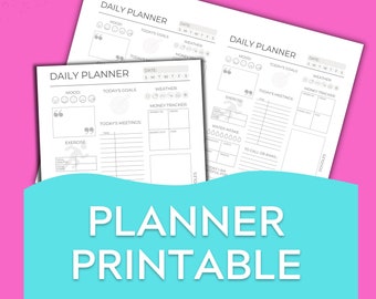 Printable Daily Personal Journal I daily mood and productivity journal I daily happiness journal