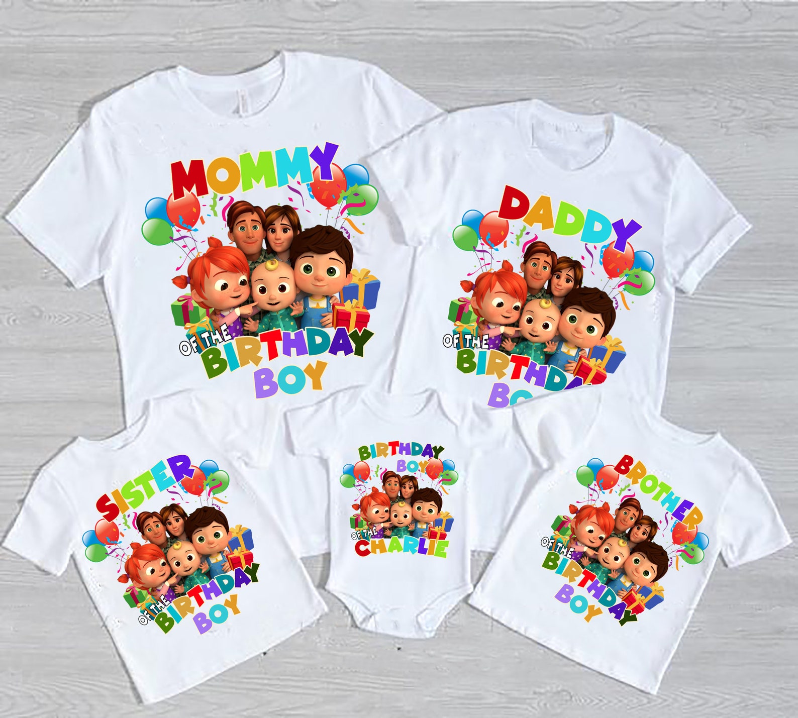 Birthday Personalized Shirts Family Etsy