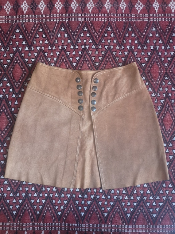 Vintage nubuck skirt