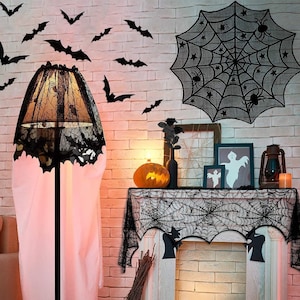 Halloween mantel skirt hotsell