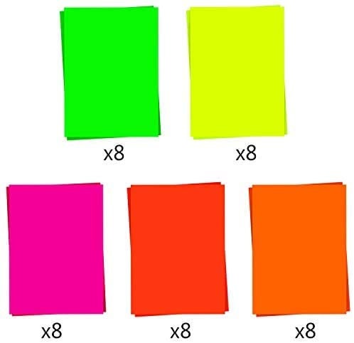 Glow Party Floor /fluorescent Neon Cardstock/neon Papper DIY