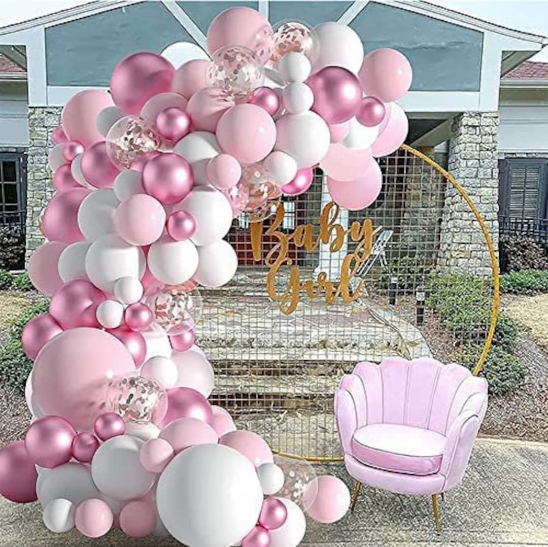 Ghirlanda di glitter per baby shower cuore 5 m per 3,40
