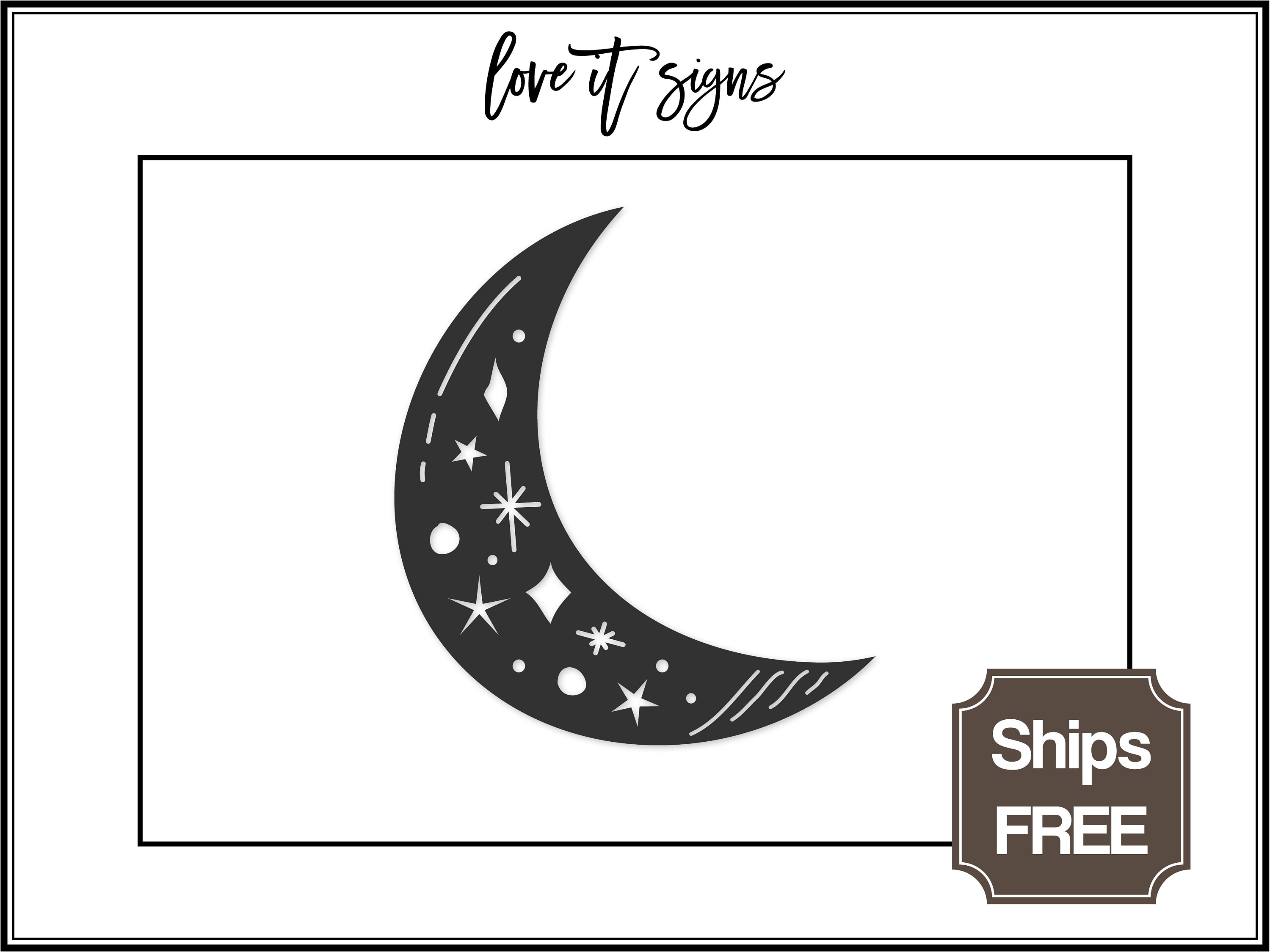 Moon Wall Decor Boho Decor Modern Home Decor Crescent Etsy