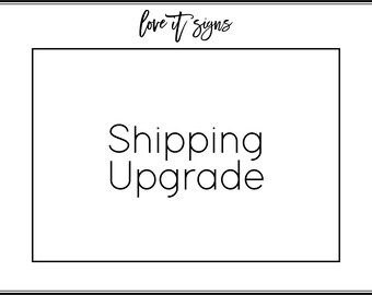 Shipping upgrade add-on