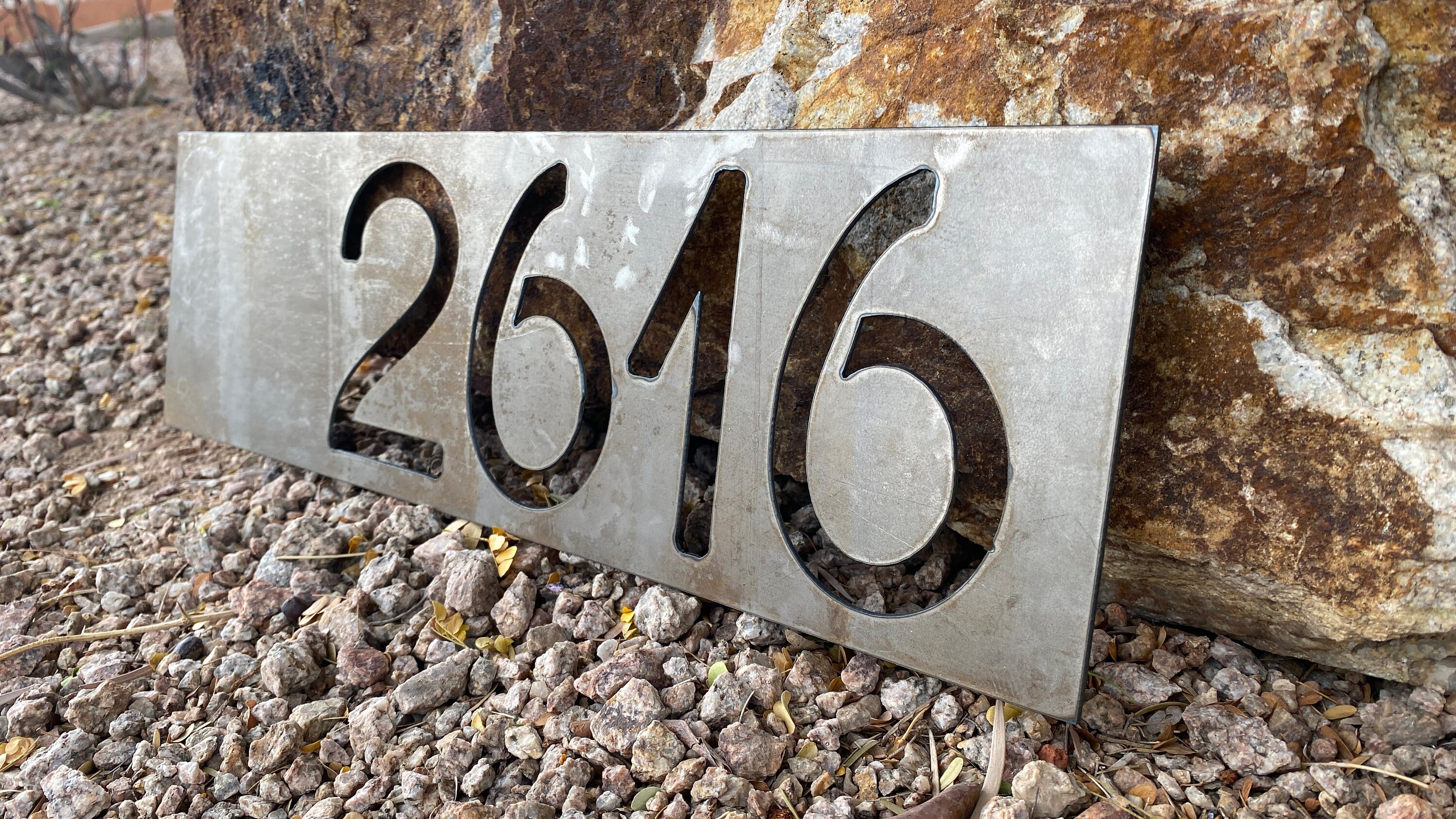 Personalized Address, Metal Sign, Cutout Plaque Custom Metal Numbers ...
