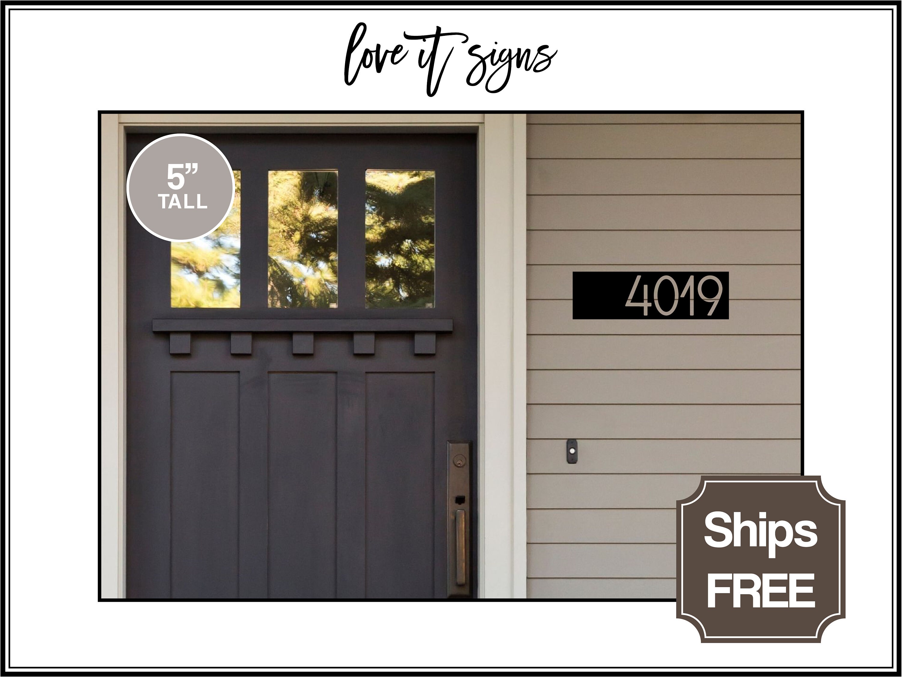 Personalized Address, Metal Sign, Cutout Plaque Custom Metal Numbers ...