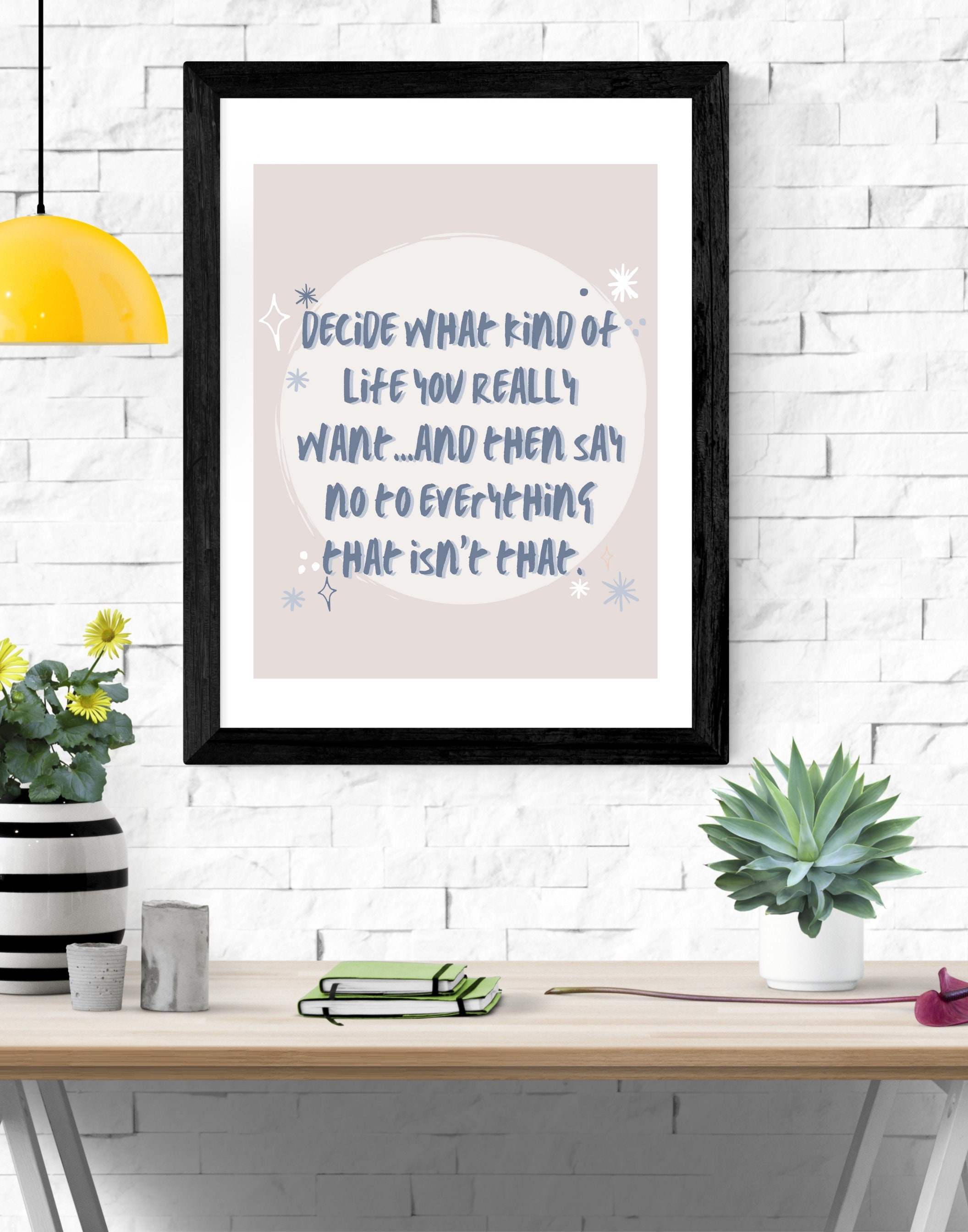 Life Quotes Quote Wall Art Inspirational Wall Art Etsy