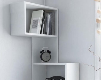 Eckschrank: Dekorative Regale, Home Office Dekor, Bücherecken