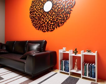 Modern Bookshelf: Living Room Shelf, Coffee Table, Side Table