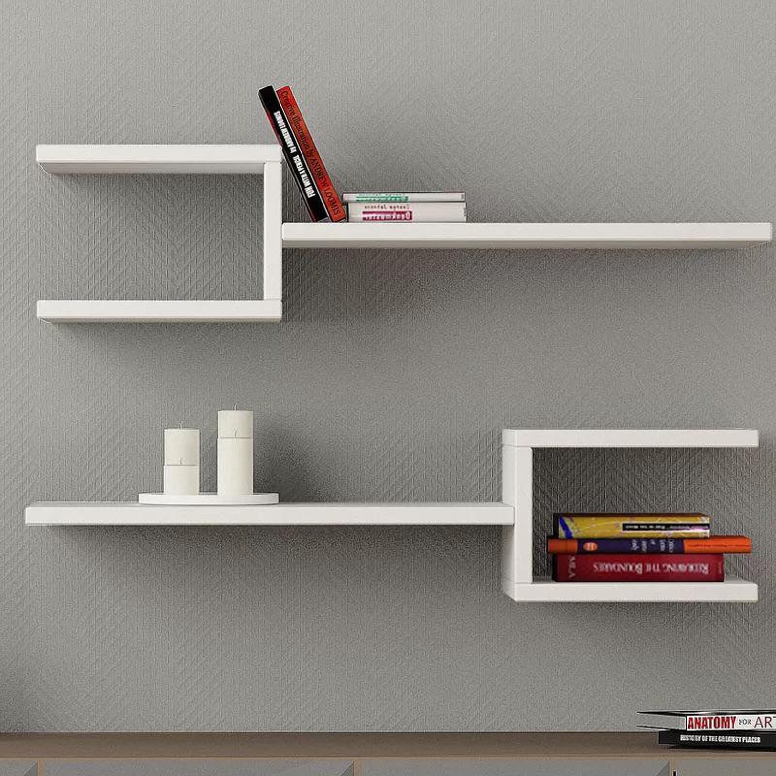 Wooden Wall Shelf, Decorative Shelf, Home Decoration, Wall Decor